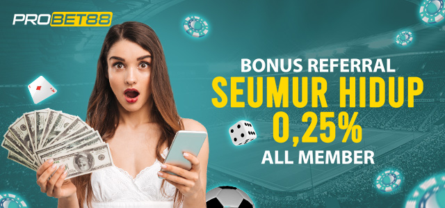 BONUS REFERRAL 0.25 SEMUA GAMES